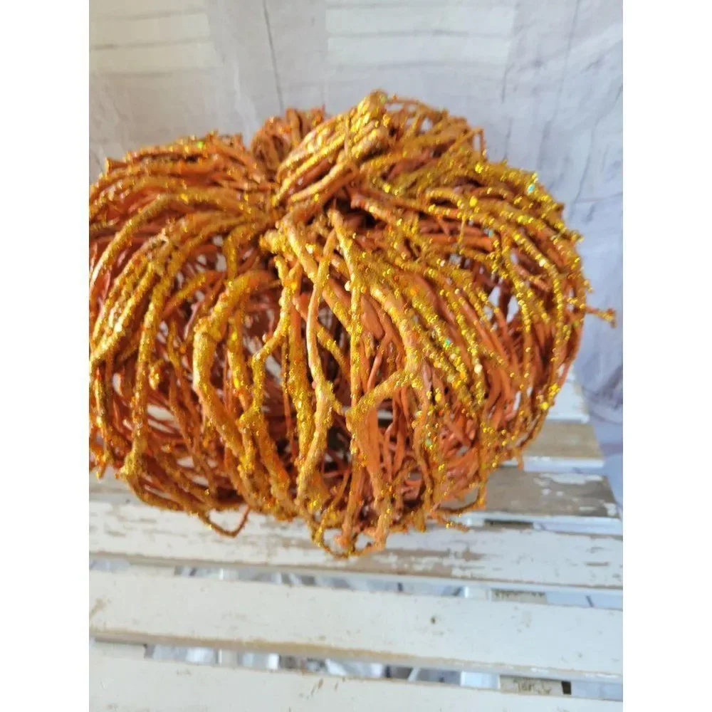 Sparkle sequin pumpkin large fall decor‎